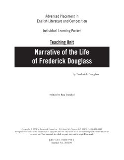 Narrative of the Life of Frederick Douglass