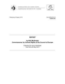 CommDH(2013) - Council of Europe