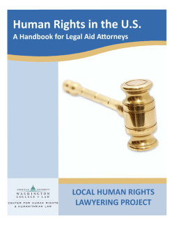 Human Rights in the United States: A Handbook for Legal Aid