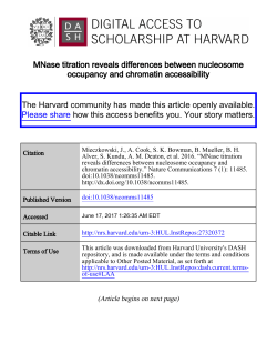 MNase titration reveals differences between nucleosome occupancy
