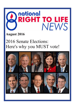 2016 Senate Elections: Here`s why you MUST vote!