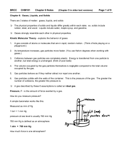 Chapter 6: Gases, Liquids, and Solids (old ch.5)