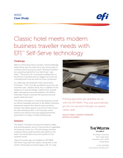 Classic hotel meets modern business traveller needs with EFITM