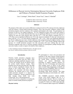 67-75 - Californian Journal of Health Promotion