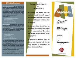Great things can happen - Central Pacific District