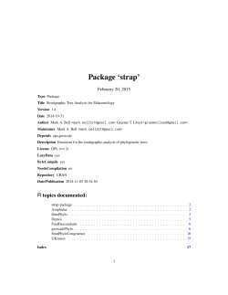 Package `strap`