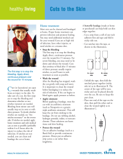 Cuts to the Skin - Kaiser Permanente Thrive