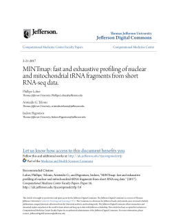 MINTmap: fast and exhaustive profiling of nuclear and mitochondrial