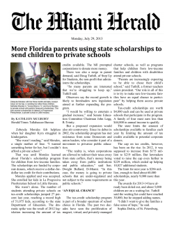 Florida parents using state scholarships to attend private schools