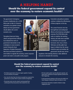 The government`s Emergency Economic Stabilization Act, a $700