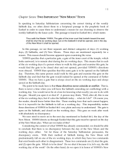 Chapter Seven: TWO IMPORTANT "NEW MOON" TEXTS