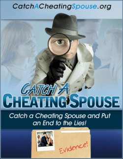 Catch a Cheating Spouse and Put an End to the Lies