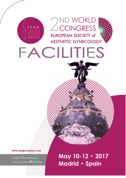 services - ESAG 2nd World Congress Madrid, May 10