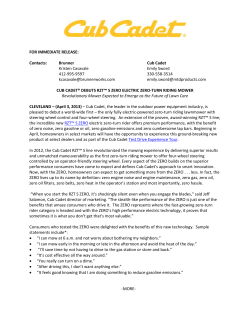 cub cadet &reg; debuts rzt s zero electric zero