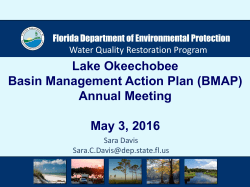 BMAP Presentation - Caloosahatchee River News