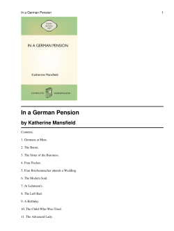 In a German Pension - University of Macau Library