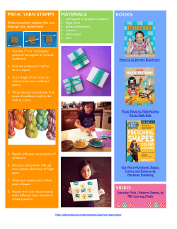 Yarn Stamps - Art Explorium