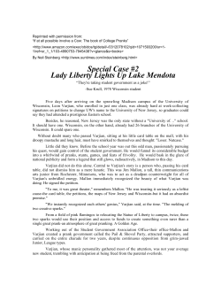 Special Case #2 Lady Liberty Lights Up Lake Mendota