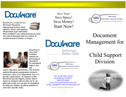 Document Management for Child Support Division