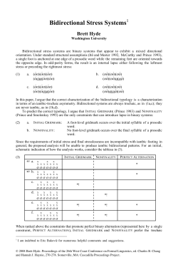 complete paper - Cascadilla Proceedings Project