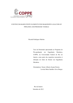 CONTINUUM-BASED FINITE ELEMENTS FOR SHAKEDOWN