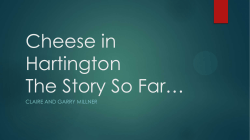 Cheese In Hartington - Peak District National Park Authority