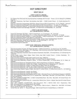DOT DIRECTORY - Delhi.gov.in