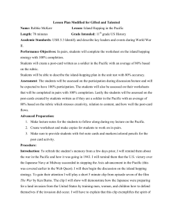Lesson Plan Modified for Gifted and Talented Name: Robbie McKerr