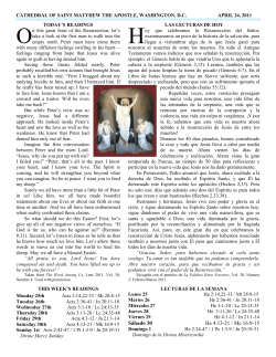 S&aacute;bado 30 He 4:13-21 / Mc 16:9-15