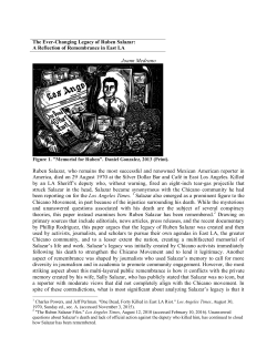 The Ever-Changing Legacy of Ruben Salazar: A Reflection of