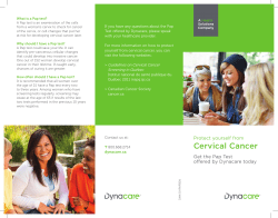 Pap Test brochure
