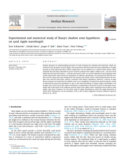 Experimental and numerical study of Sharpв&euro;&trade;s shadow zone