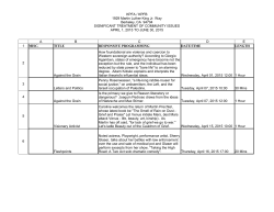 KPFA / KPFB 1929 Martin Luther King Jr. Way Berkeley, CA 94704