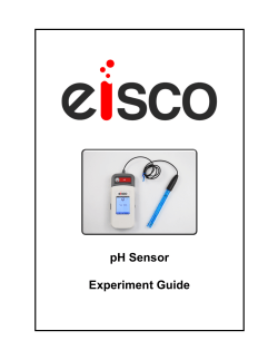 pH Sensor Experiment Guide