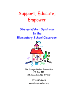 Info Kit for Elementary Schools - The Sturge