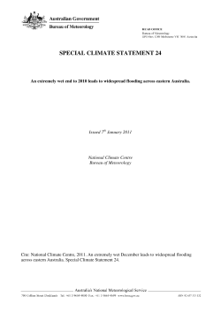 special climate statement 24