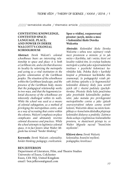 this PDF file - Teorie vědy / Theory of Science