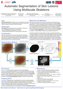 Automatic Segmentation of Skin Lesions Using Multiscale Skeletons