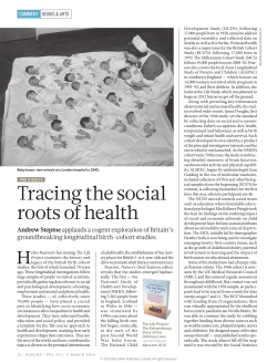 Tracing the social roots of health