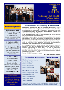 SHS Life - The Stourport High School