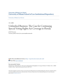 The Case for Continuing Special Voting Rights Act Coverage in