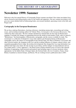Newsletter 1999: Summer - Department of Geography