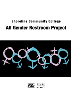 All Gender Restroom Project - Shoreline Community College