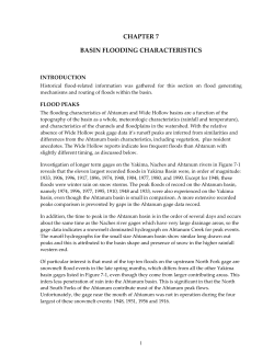 chapter 7 basin flooding characteristics