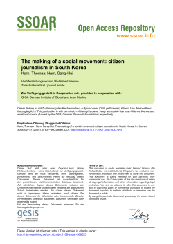 The making of a social movement: citizen journalism in