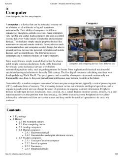 Computer - Wikipedia, the free encylopedia