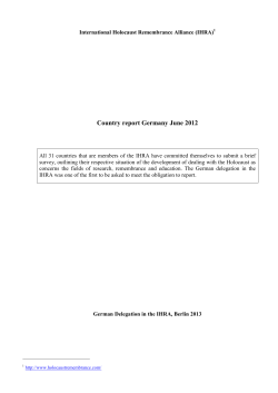 Country report Germany June 2012