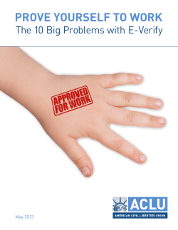 prove yourself to work