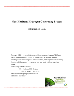 New Horizons Information Book