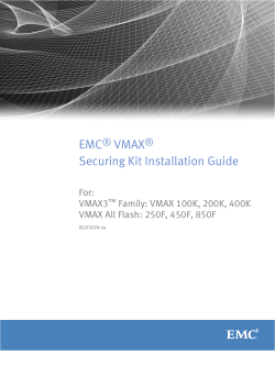Securing Kit Installation Guide